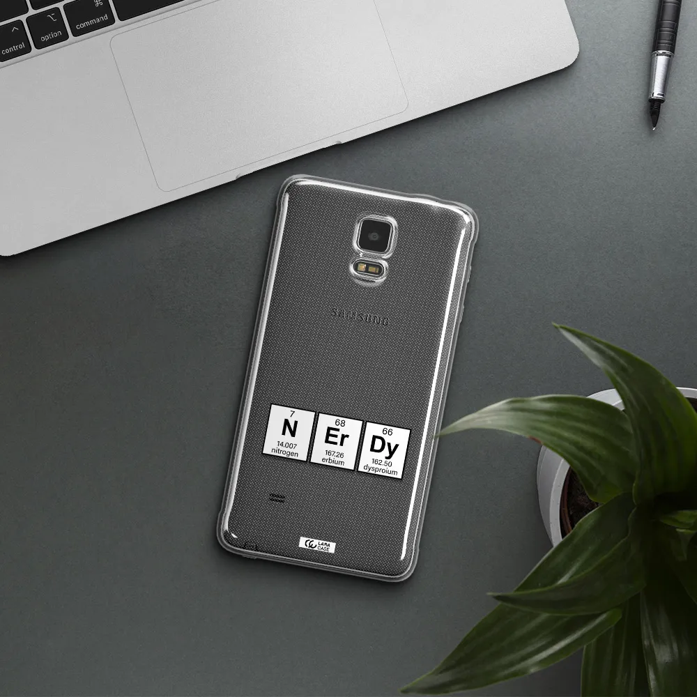 a group of periodic table symbols Samsung Note 4 Clear TPU Case