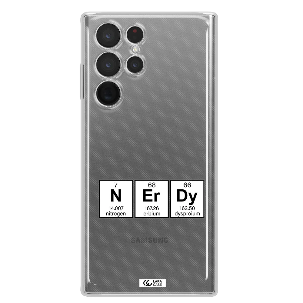 a group of periodic table symbols Samsung S 22 Ultra Clear TPU Case