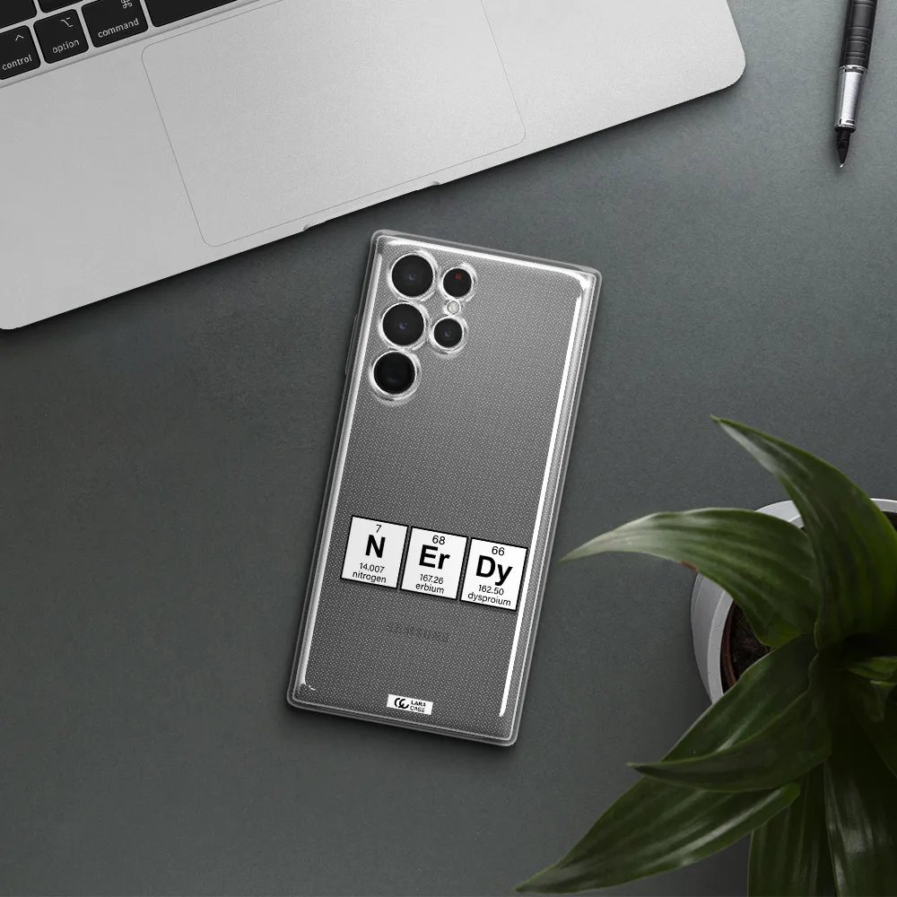 a group of periodic table symbols Samsung S 22 Ultra Clear TPU Case