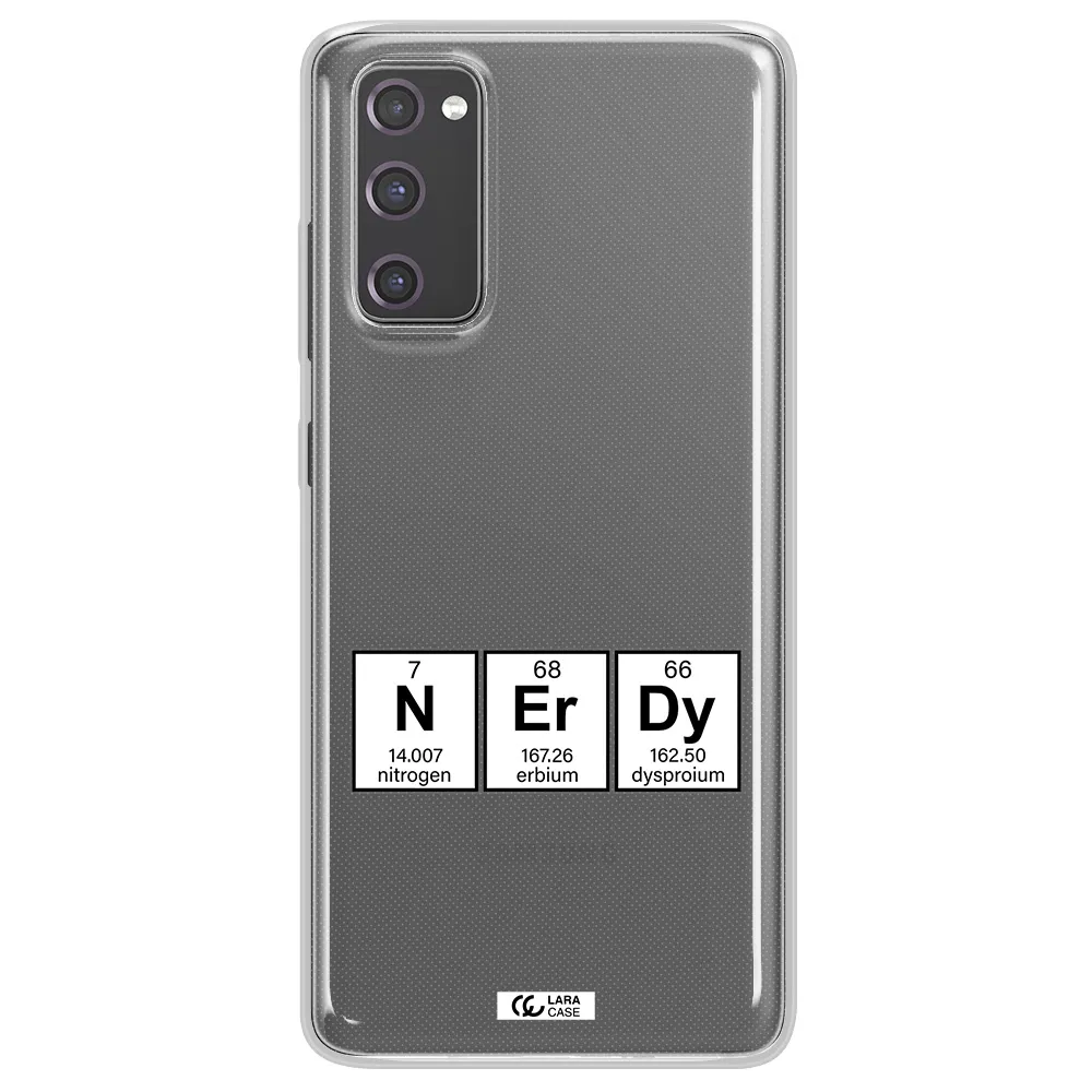 a group of periodic table symbols Samsung S20 Fe Clear TPU Case