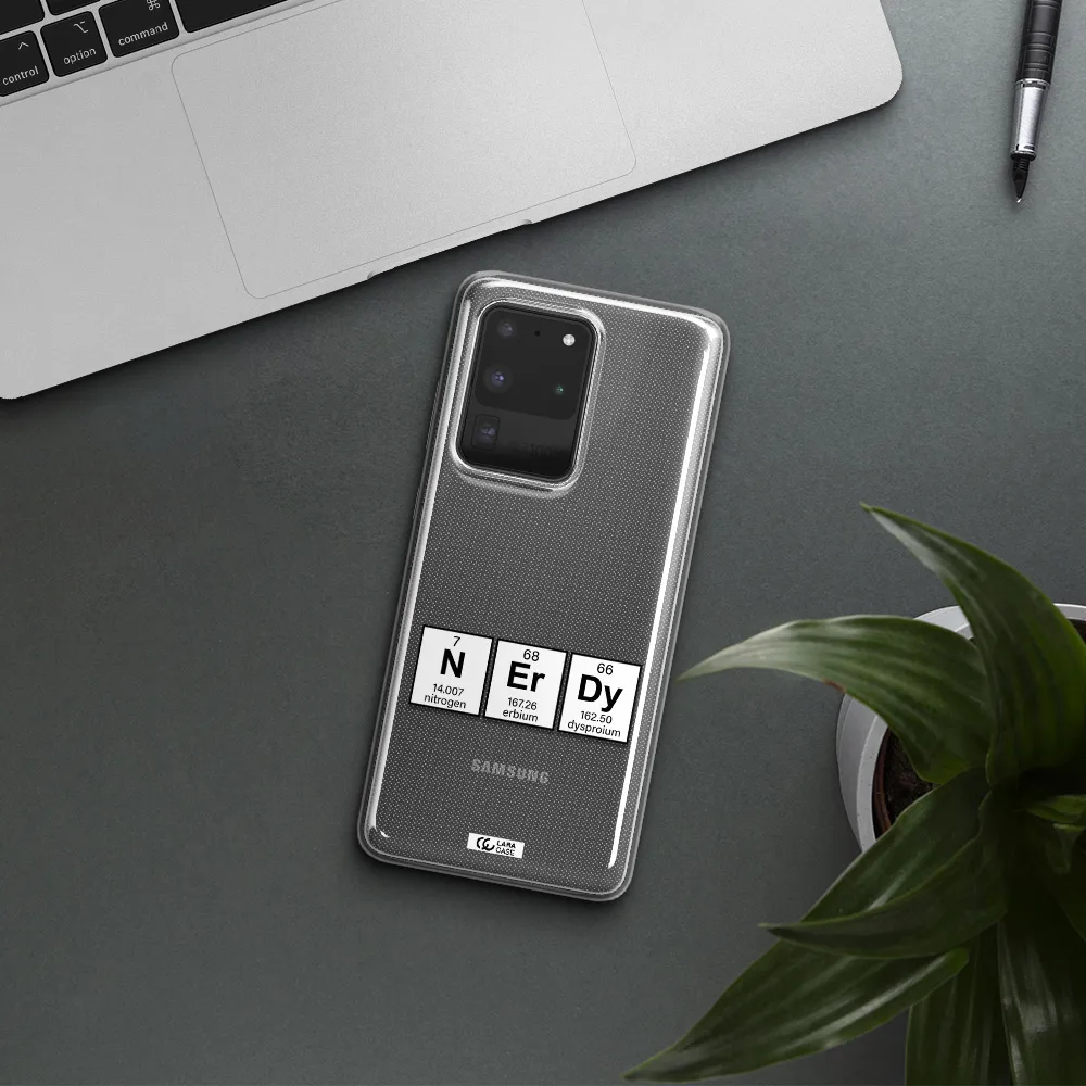 a group of periodic table symbols Samsung S20 Ultra Clear TPU Case