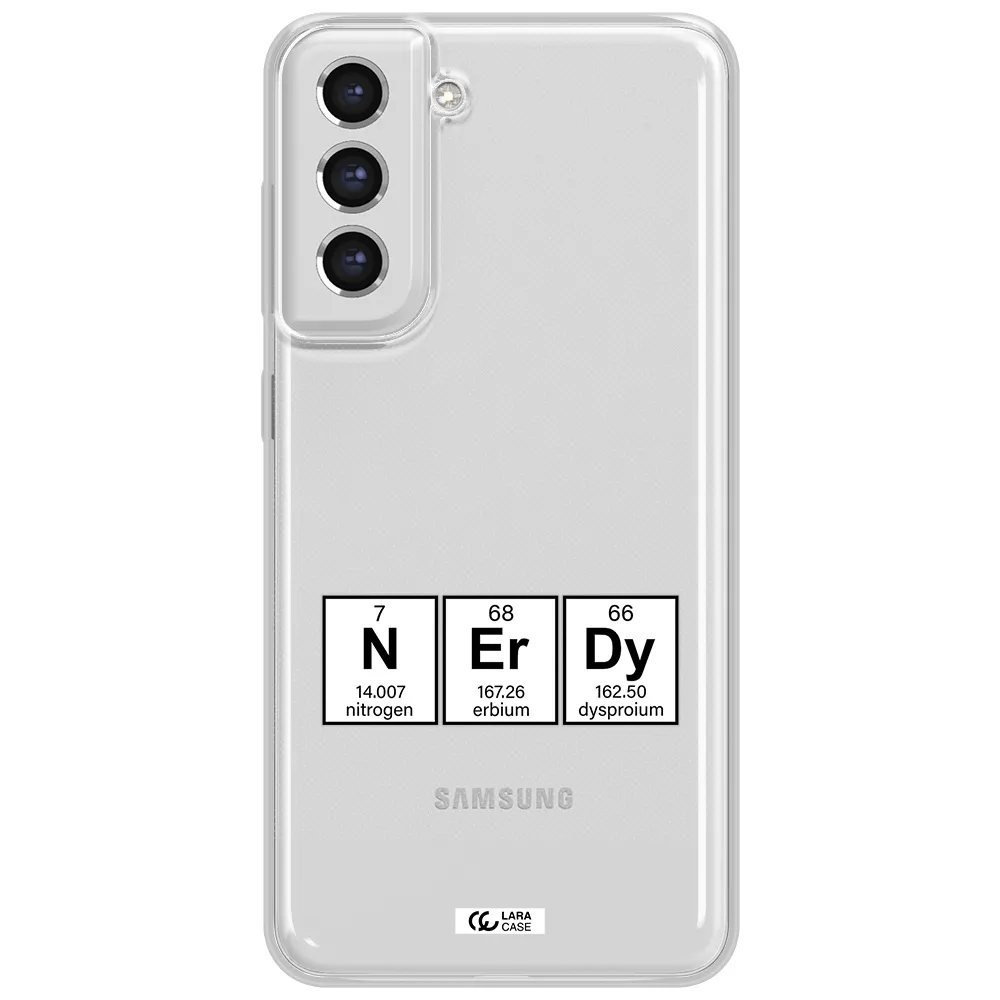 A Group Of Periodic Table Symbols Samsung S21 Fe Clear Tpu Case