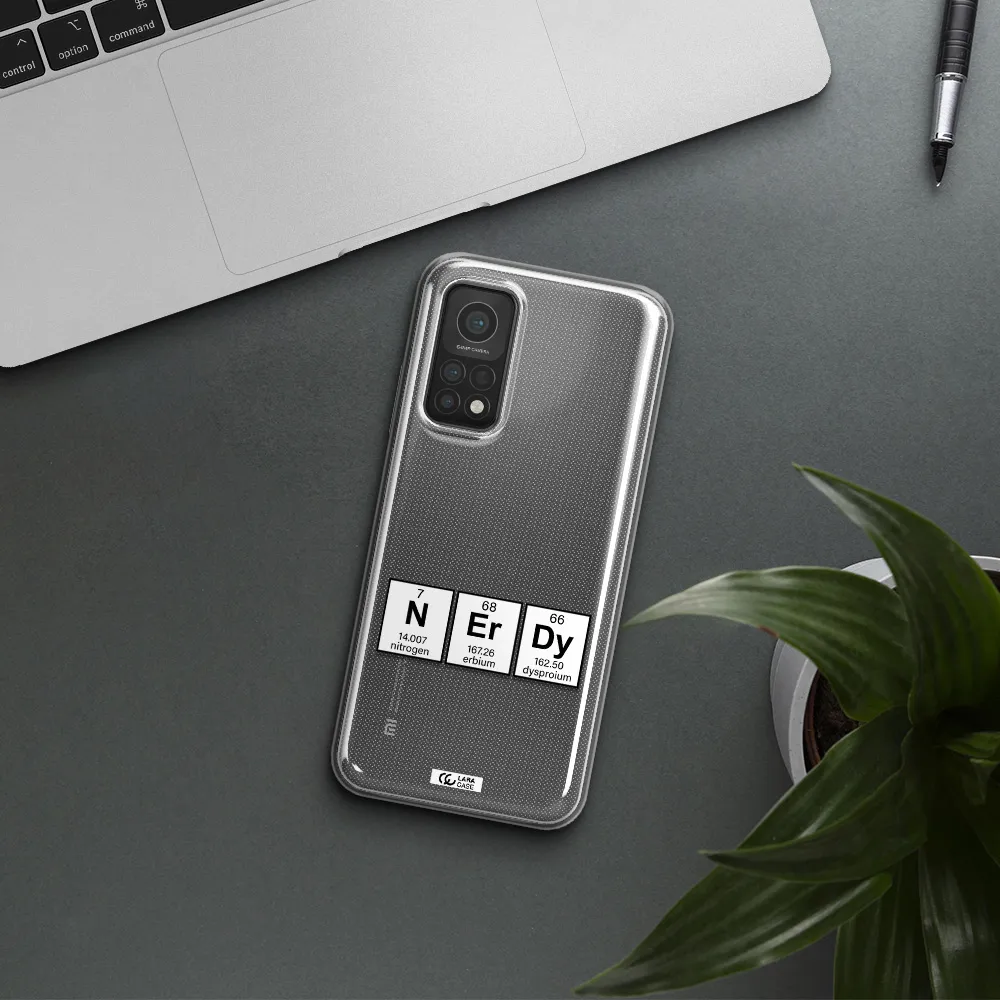 a group of periodic table symbols Xiaomi Mi 10T Clear TPU Case