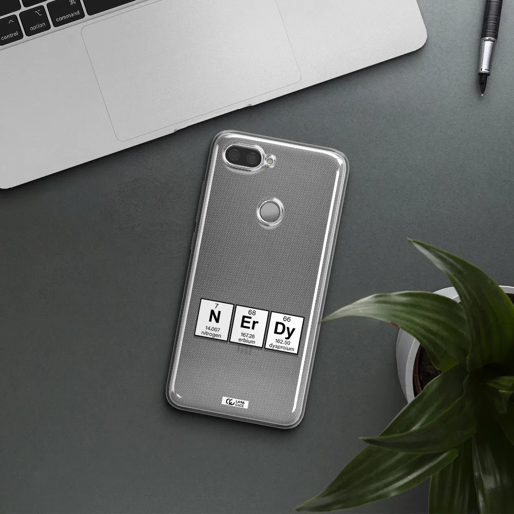 a group of periodic table symbols Xiaomi Mi 8 Lite Clear TPU Case