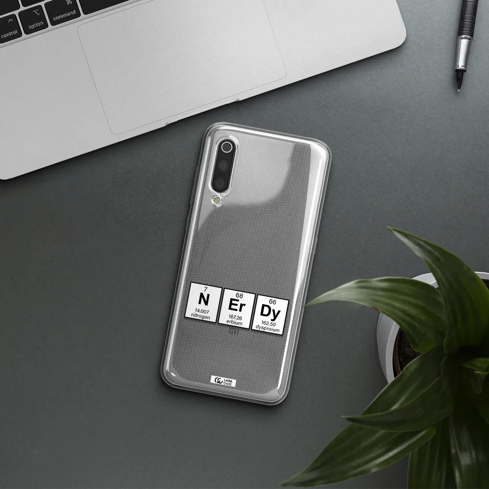 a group of periodic table symbols Xiaomi Mi 9 Clear TPU Case