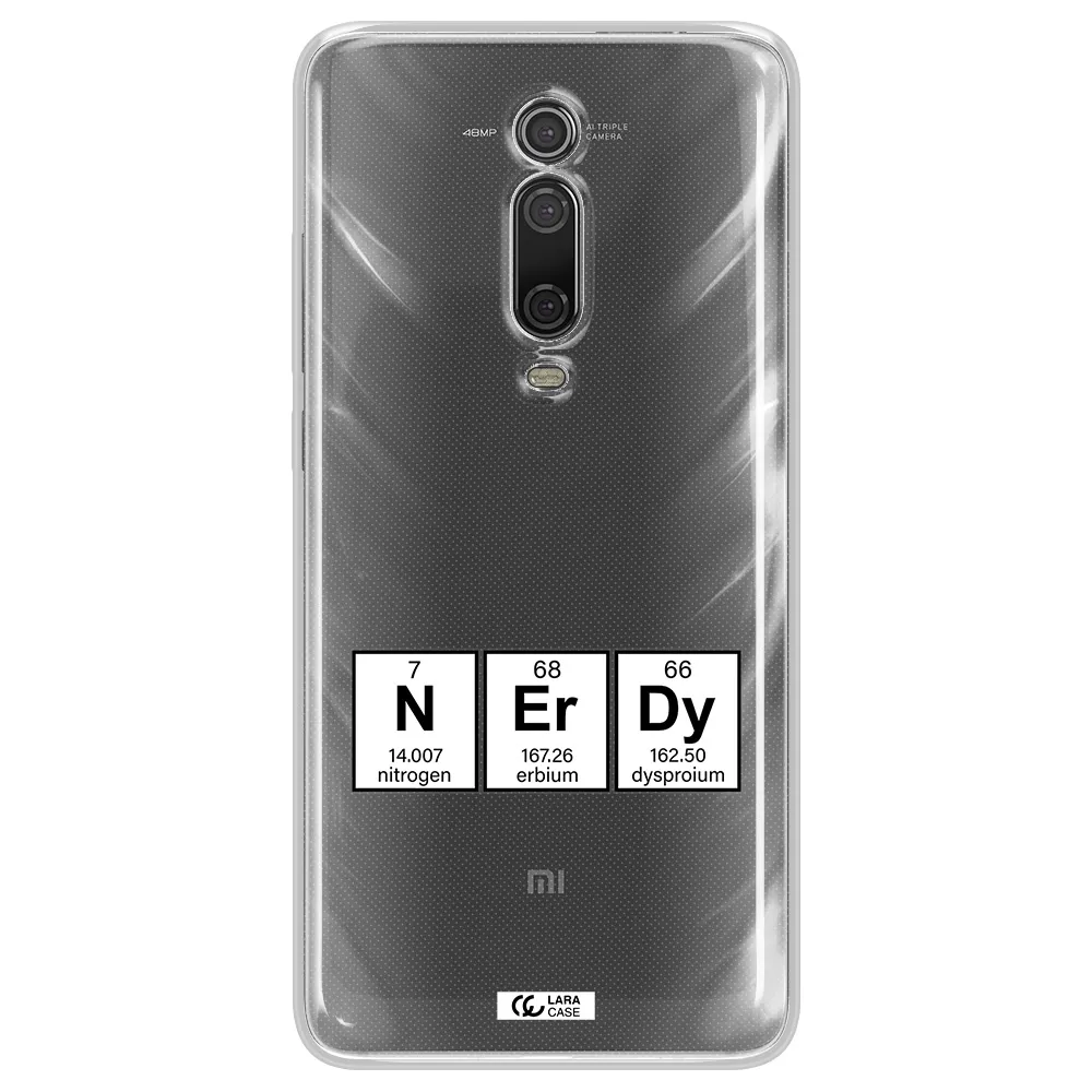 a group of periodic table symbols Xiaomi Mi 9T Clear TPU Case