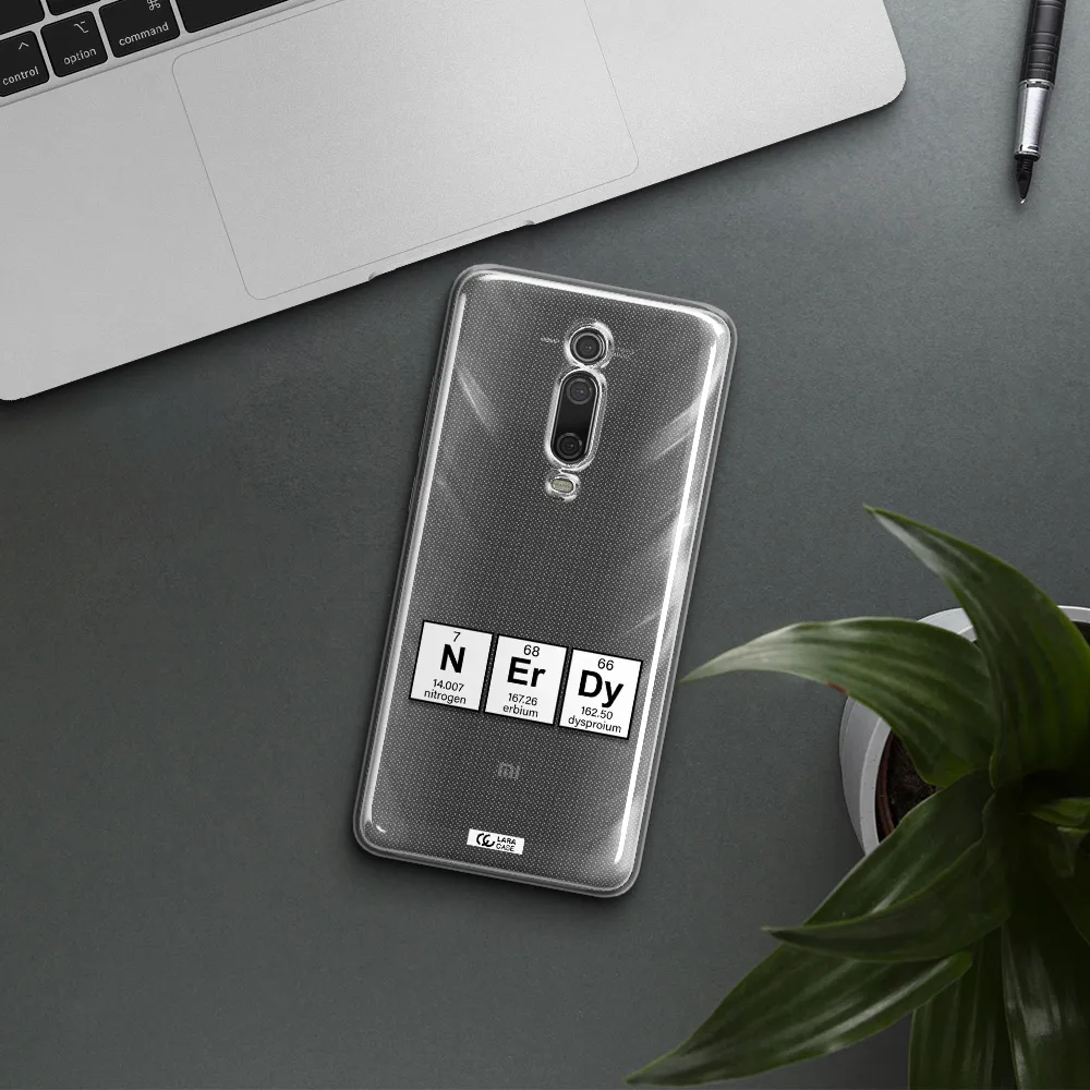 a group of periodic table symbols Xiaomi Mi 9T Clear TPU Case