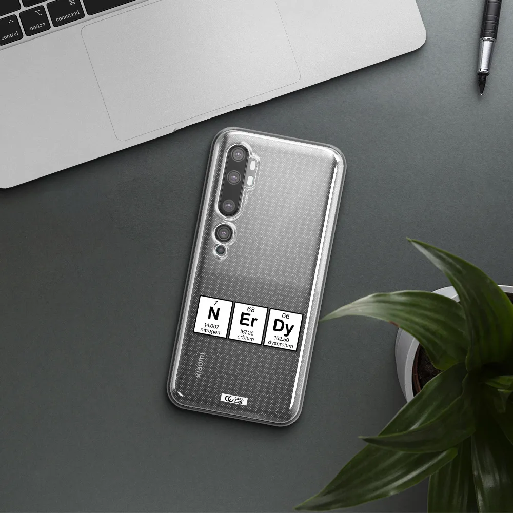 a group of periodic table symbols Xiaomi Mi Note 10 Clear TPU Case