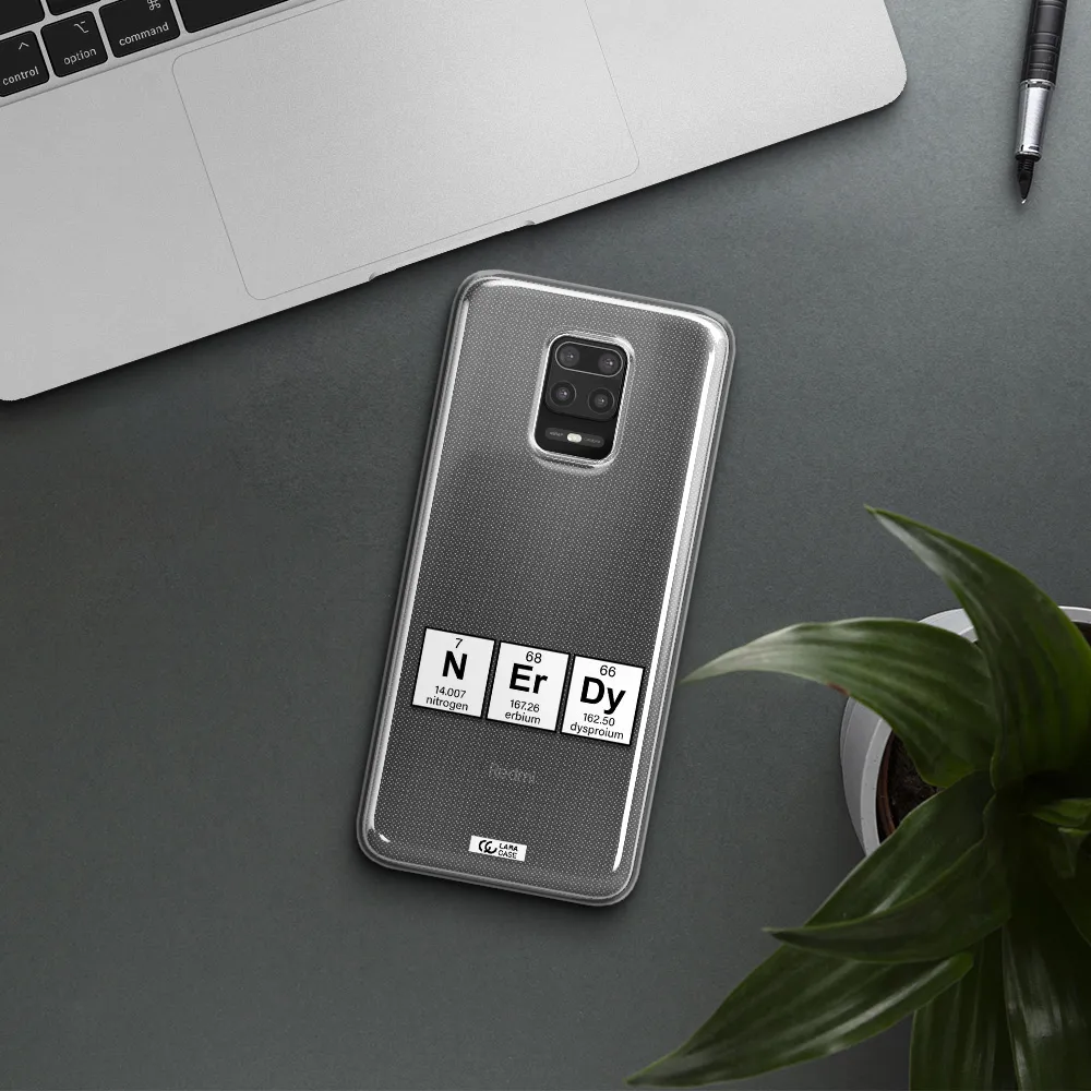a group of periodic table symbols Xiaomi Note 9S Clear TPU Case