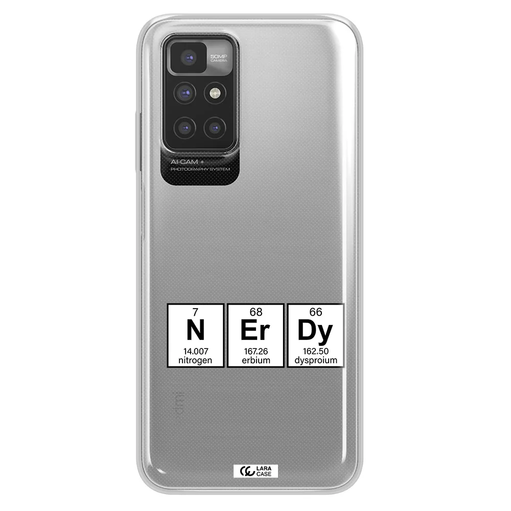 a group of periodic table symbols Xiaomi Redmi 10 Clear TPU Case