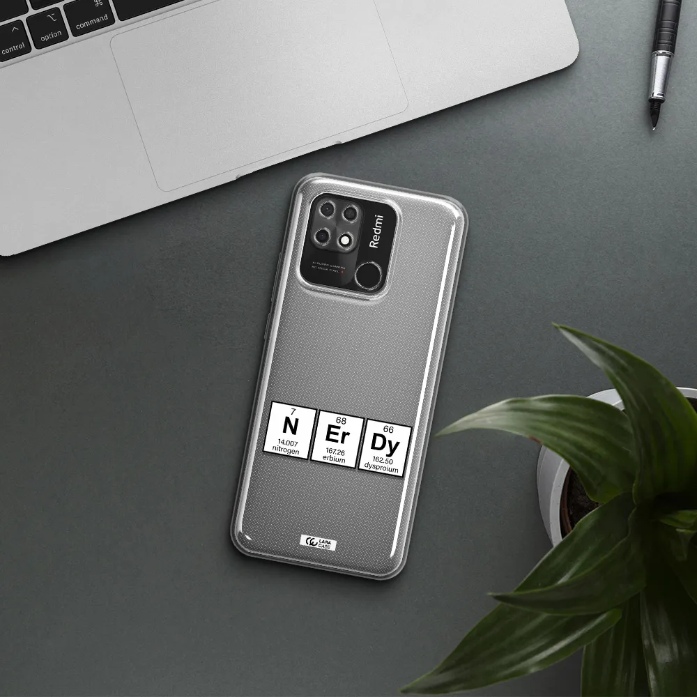 a group of periodic table symbols Xiaomi Redmi 10C Clear TPU Case
