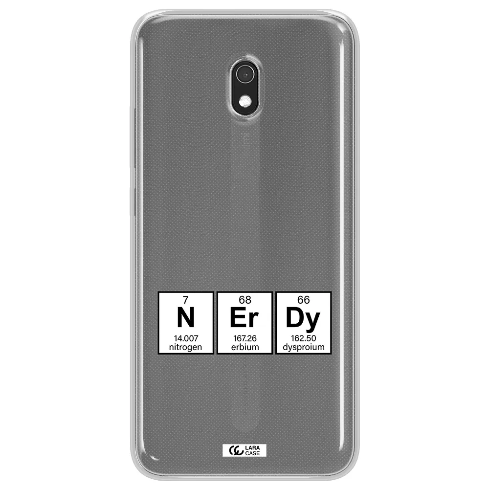 a group of periodic table symbols Xiaomi Redmi 8A Clear TPU Case