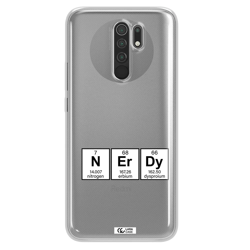 a group of periodic table symbols Xiaomi Redmi 9 Clear TPU Case