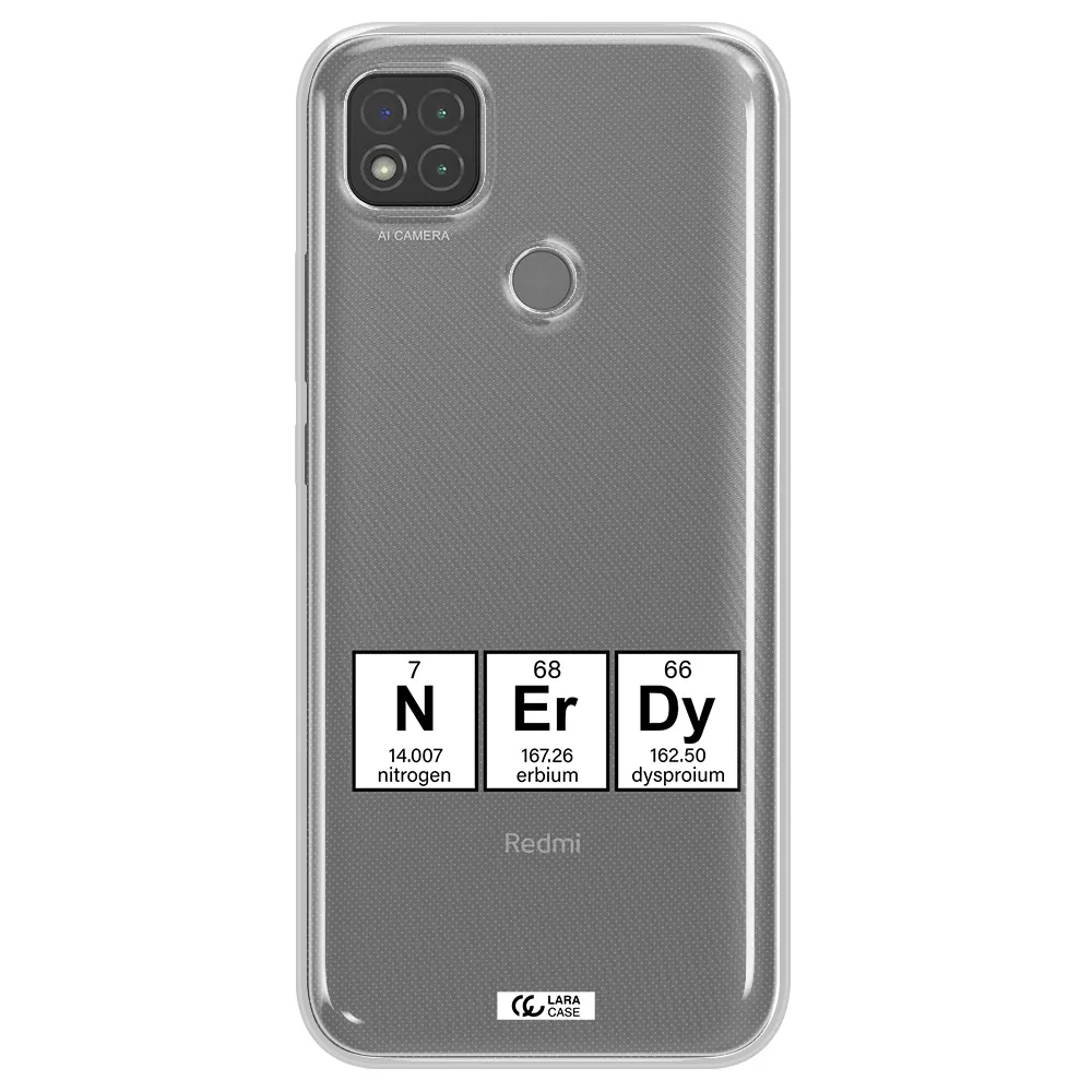a group of periodic table symbols Xiaomi Redmi 9C Clear TPU Case