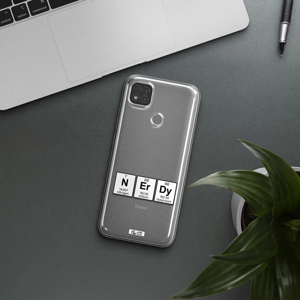 a group of periodic table symbols Xiaomi Redmi 9C Clear TPU Case