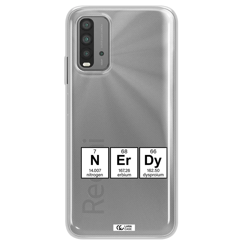 a group of periodic table symbols Xiaomi Redmi 9T Clear TPU Case