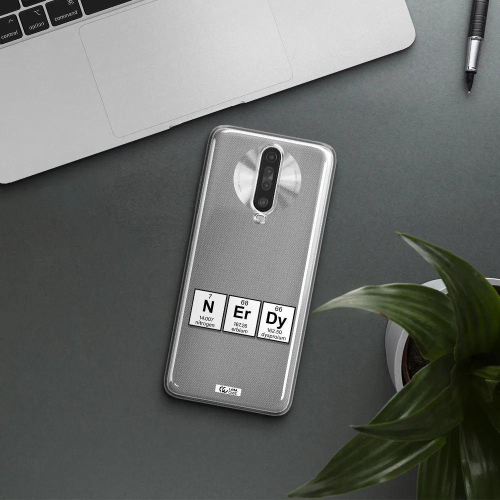 a group of periodic table symbols Xiaomi Redmi K30 Clear TPU Case