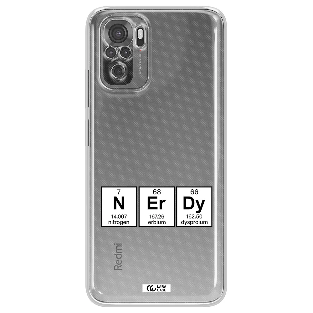 A Group Of Periodic Table Symbols Xiaomi Redmi Note 10S Clear Tpu Case