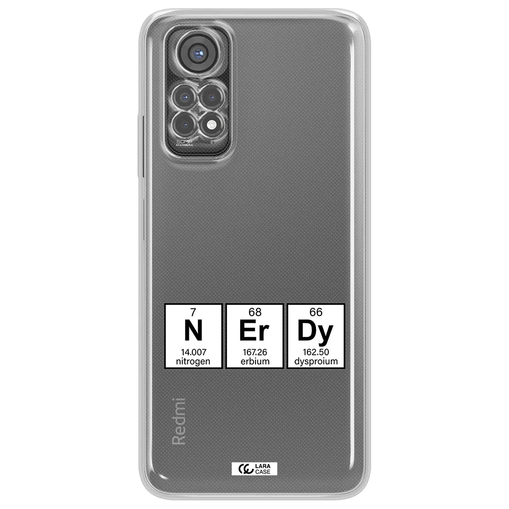 A Group Of Periodic Table Symbols Xiaomi Redmi Note 11S Clear Tpu Case