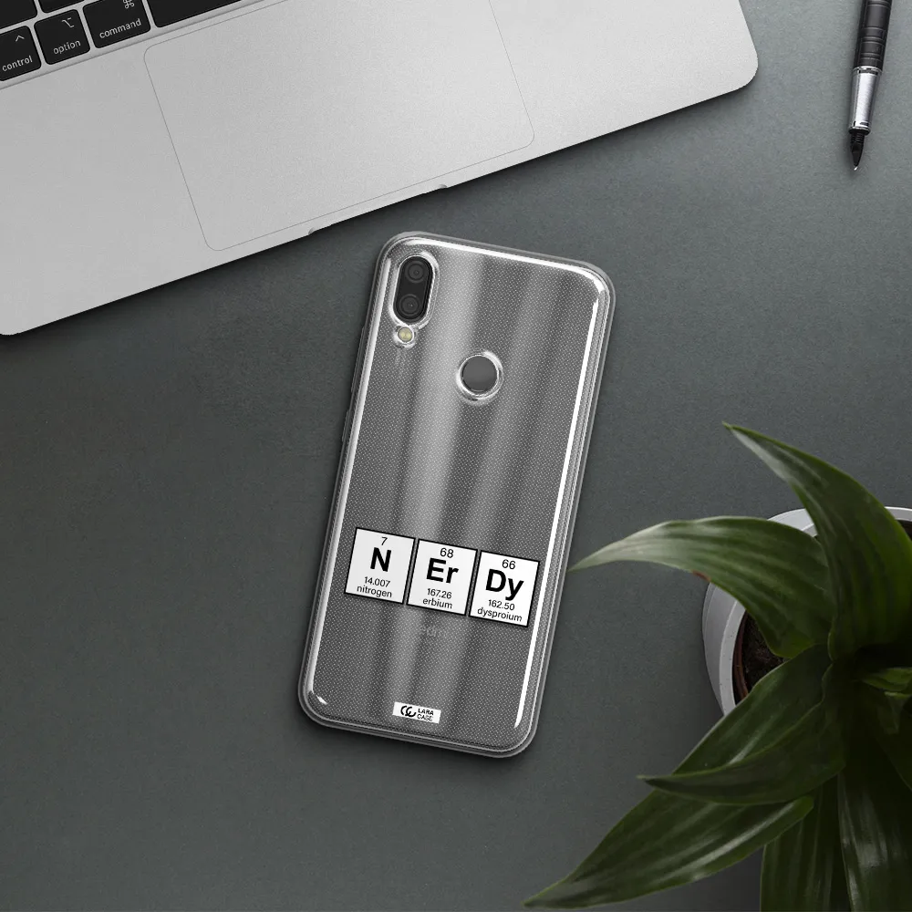 a group of periodic table symbols Xiaomi Redmi Note 7 Clear TPU Case
