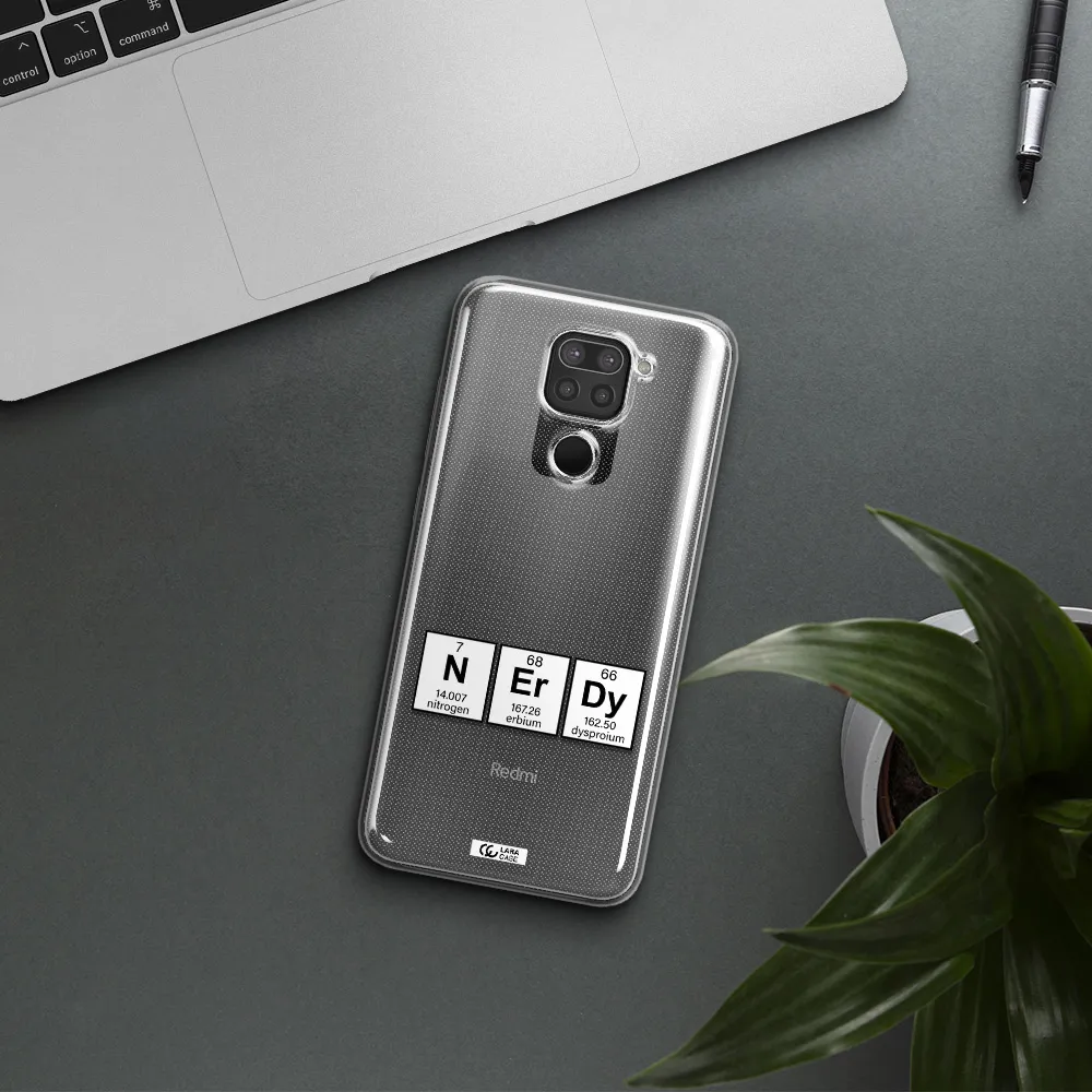a group of periodic table symbols Xiaomi Redmi Note 9 Clear TPU Case