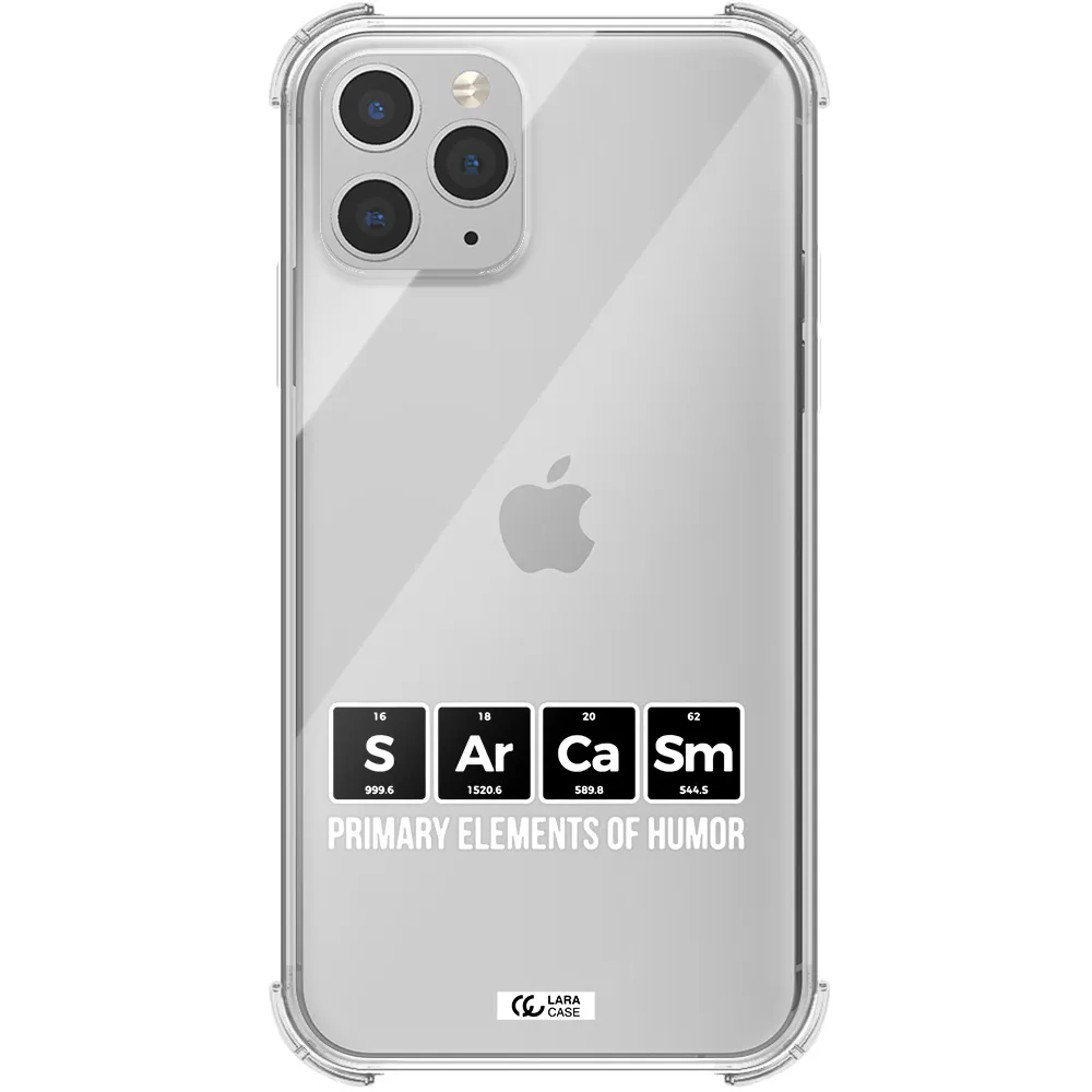 a group of black square letters with white text Apple iPhone 11 pro Clear PC Case