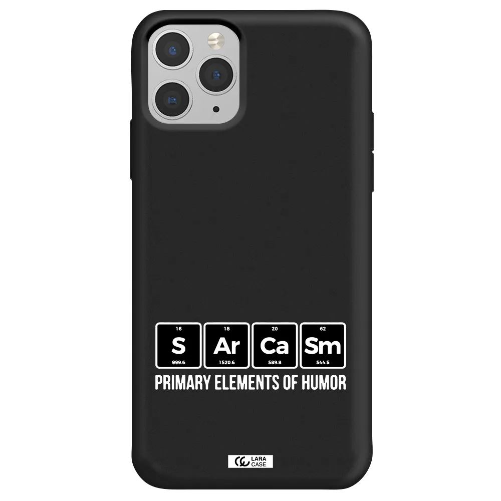 a group of black square letters with white text Apple iPhone 11 pro max Silicone black Case
