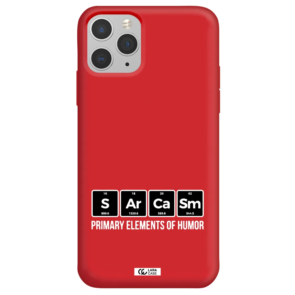 a group of black square letters with white text Apple iPhone 11 pro max Silicone Imperial Red Case