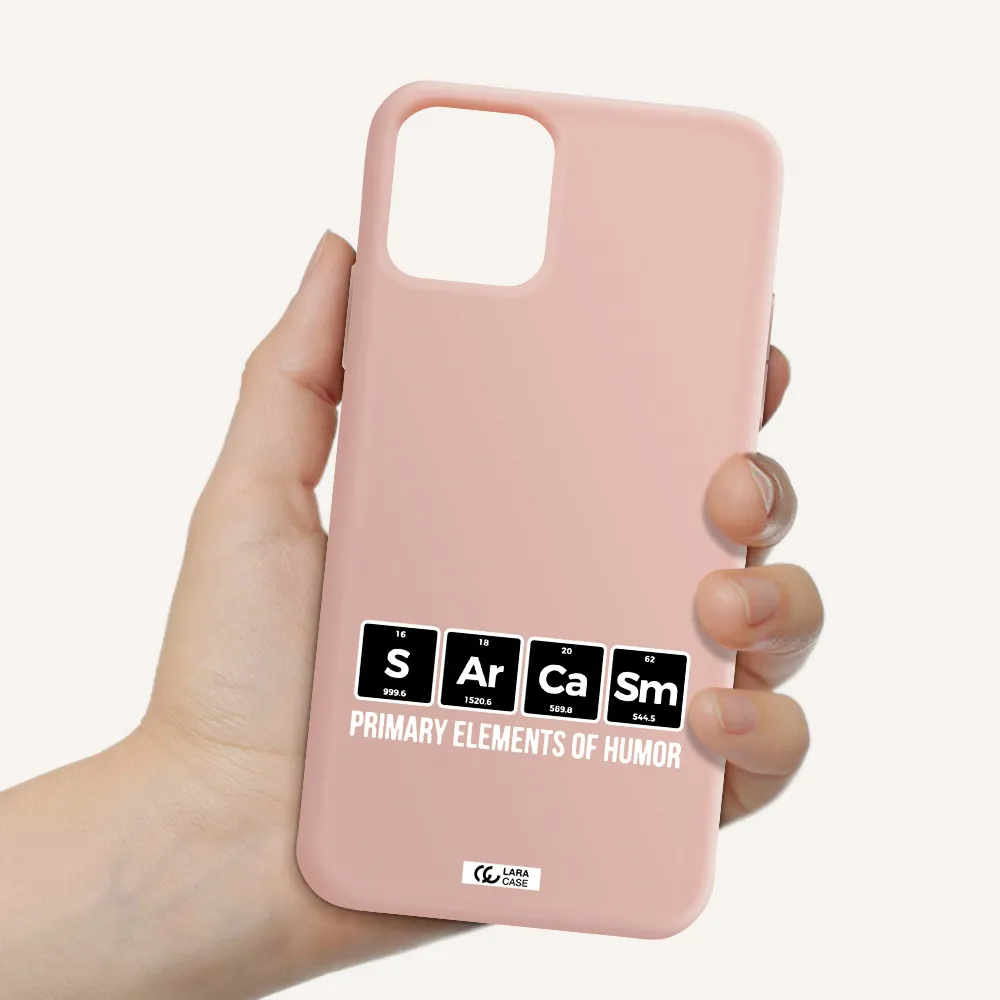 a group of black square letters with white text Apple iPhone 11 pro max Silicone pastel pink Case