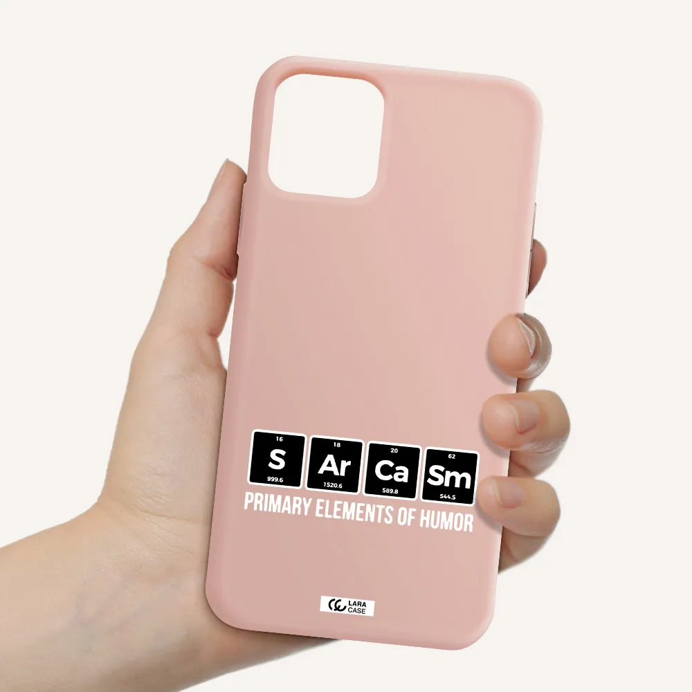 a group of black square letters with white text Apple iPhone 11 pro Silicone pastel pink Case