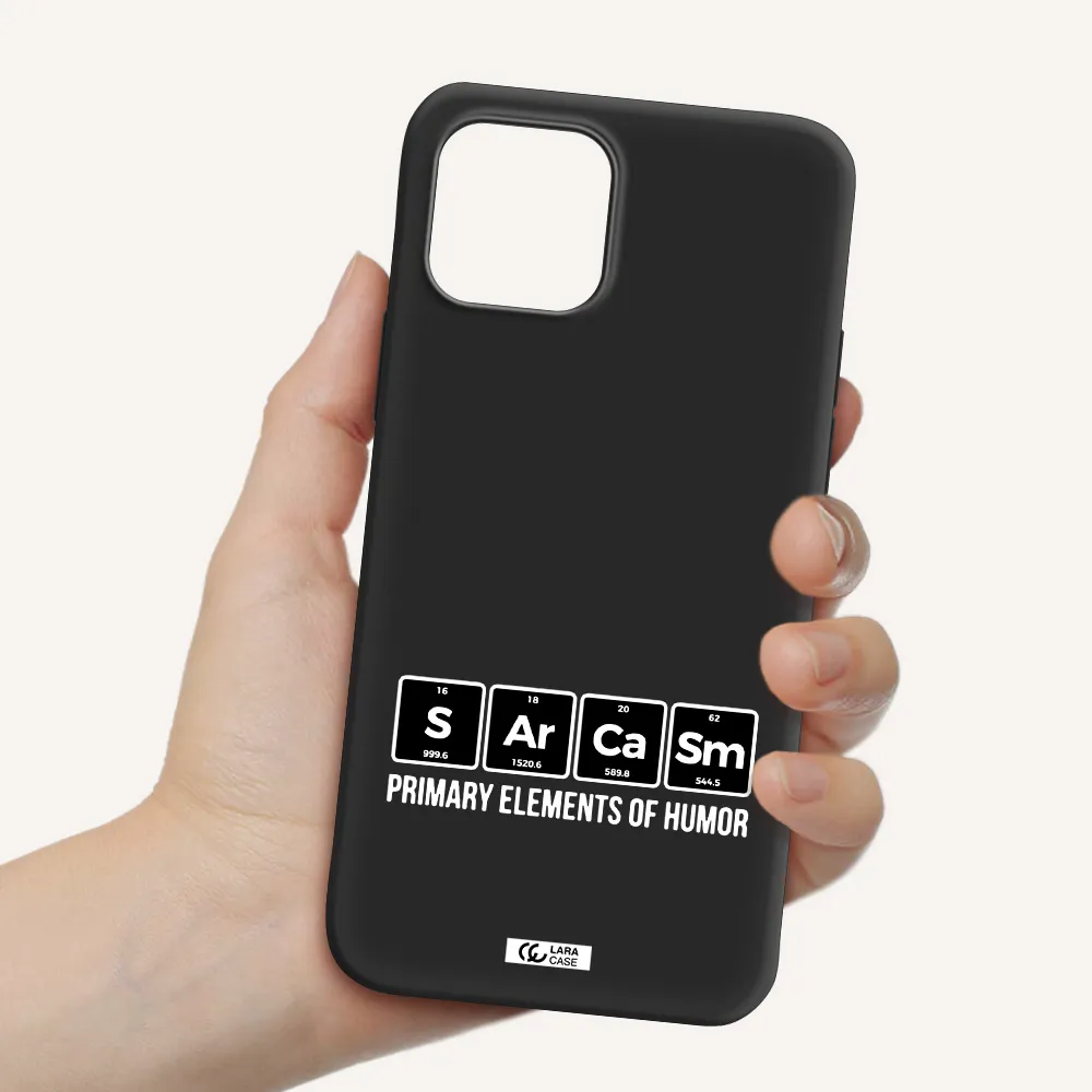 a group of black square letters with white text Apple iPhone 12 mini Silicone black Case