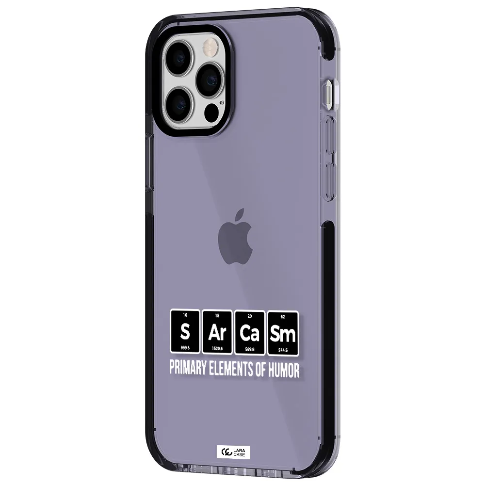 a group of black square letters with white text Apple iPhone 12 pro impact Lilac Case