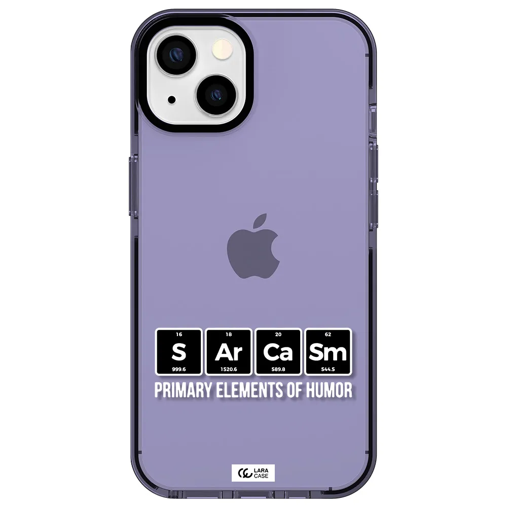a group of black square letters with white text Apple iPhone 13 impact Lilac Case