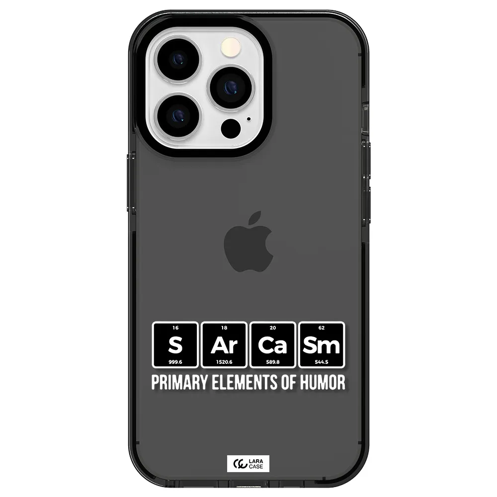 a group of black square letters with white text Apple iPhone 13 Pro impact Smoke Black Case