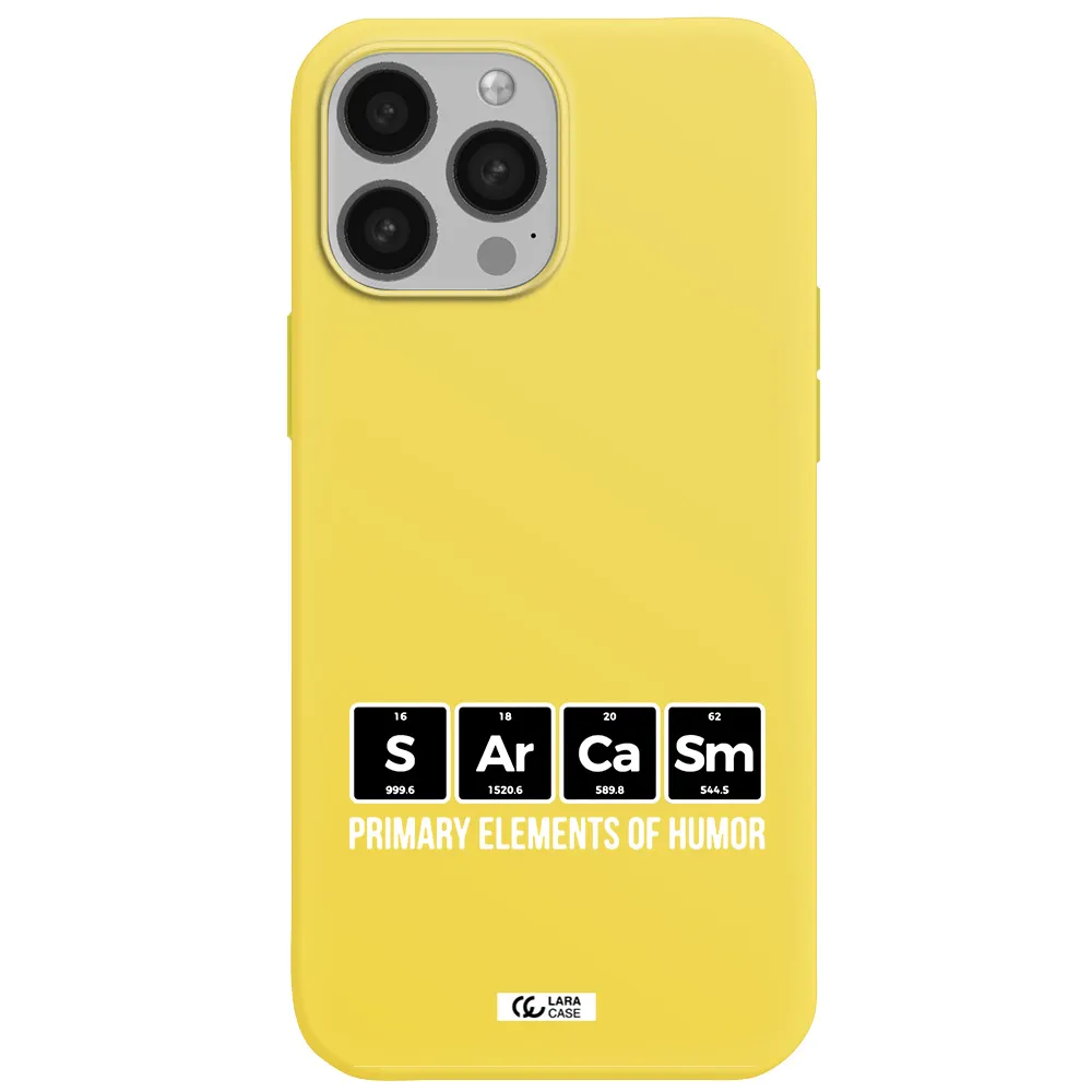 a group of black square letters with white text Apple iPhone 13 Pro Silicone canary yellow Case
