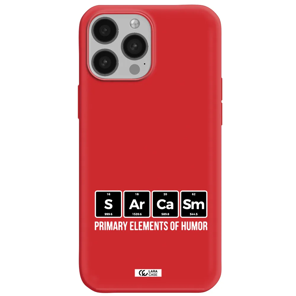 a group of black square letters with white text Apple iPhone 13 Pro Silicone Imperial Red Case