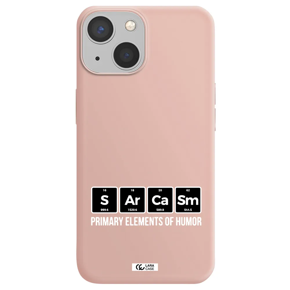 a group of black square letters with white text Apple iPhone 13 Silicone pastel pink Case