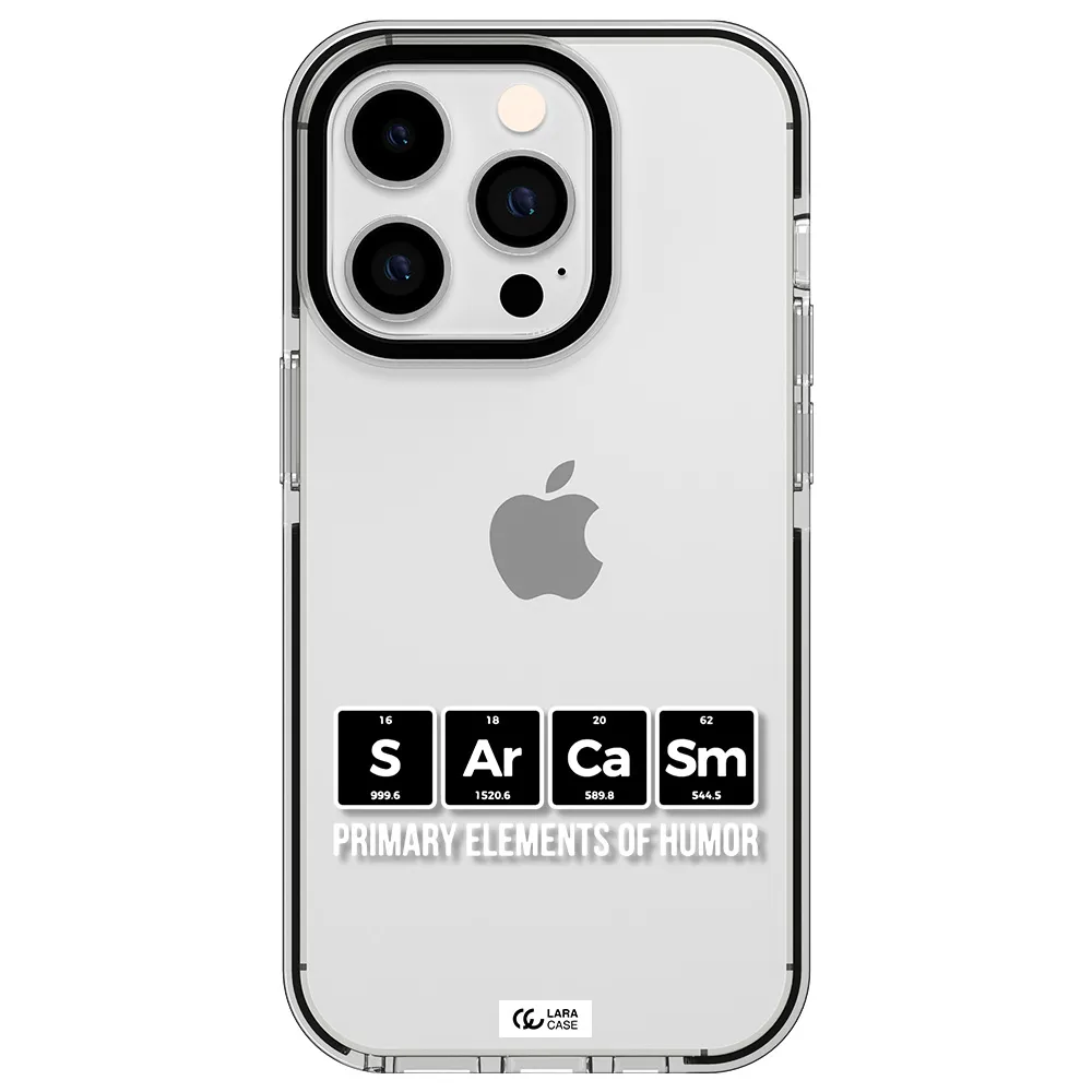 a group of black square letters with white text Apple iPhone 14 pro impact black border Case