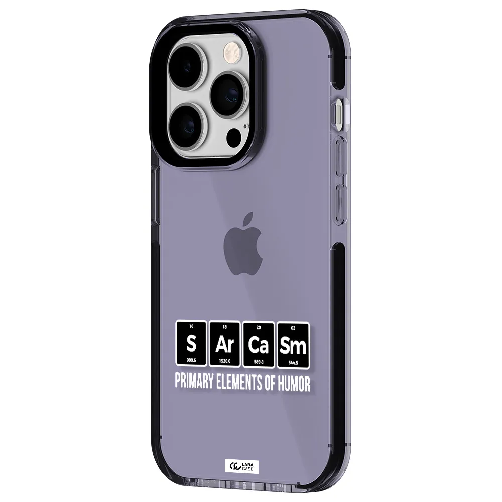 a group of black square letters with white text Apple iPhone 14 pro impact Lilac Case