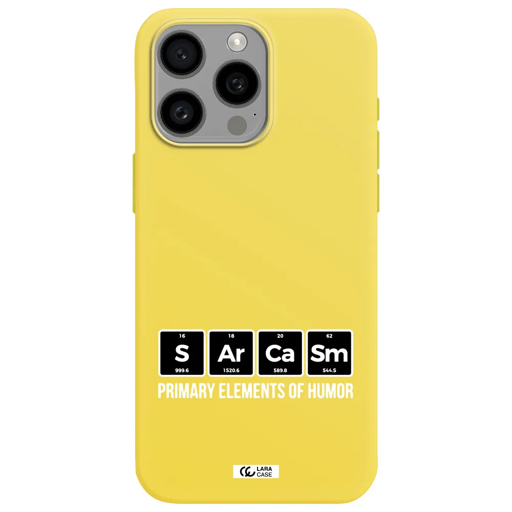 a group of black square letters with white text Apple Iphone 15 Pro max Silicone canary yellow Case