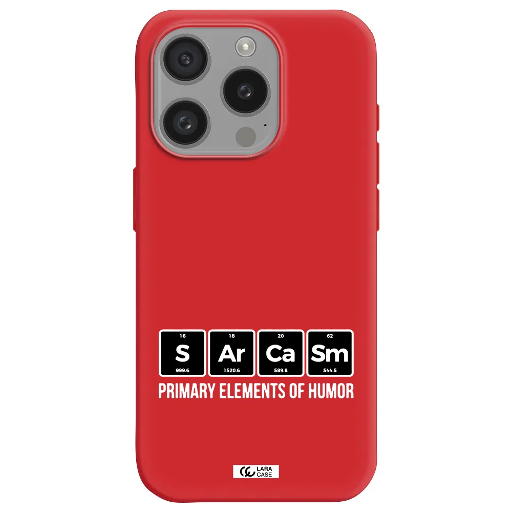 A Group Of Black Square Letters With White Text Apple Iphone 15 Pro Silicone Imperial Red Case