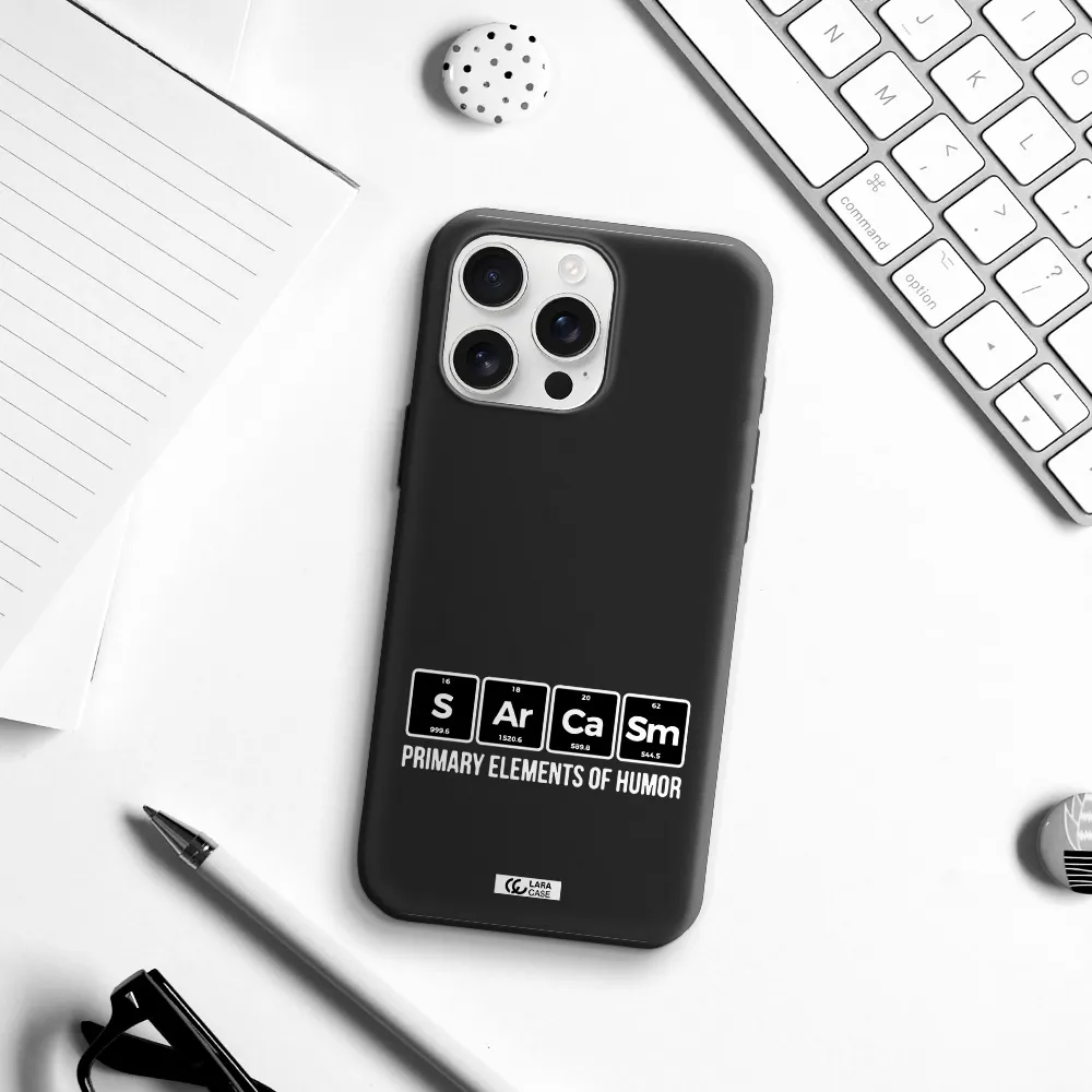 A Group Of Black Square Letters With White Text Apple Iphone 16 Pro Max Silicone Black Case