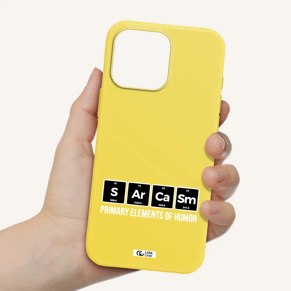 A Group Of Black Square Letters With White Text Apple Iphone 16 Pro Max Silicone Canary Yellow Case