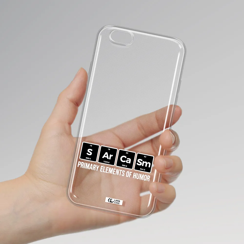 a group of black square letters with white text Apple iPhone 6 Clear TPU Case