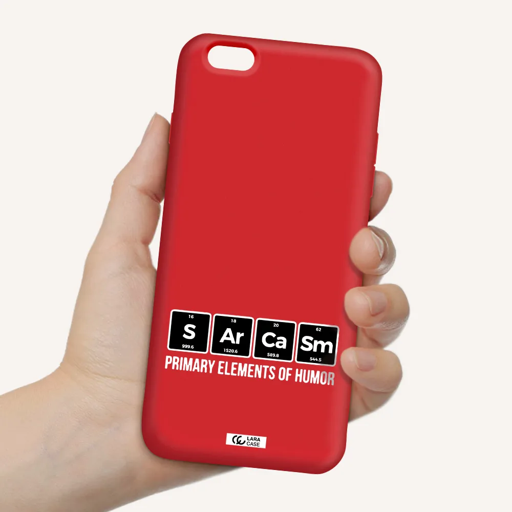 a group of black square letters with white text Apple iPhone 6 plus Silicone Imperial Red Case