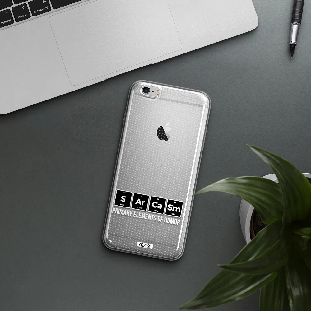 a group of black square letters with white text Apple iPhone 6 s plus Clear TPU Case