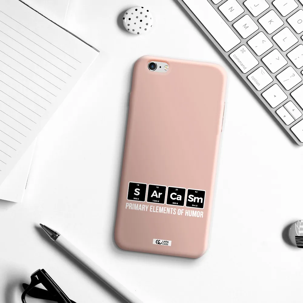 a group of black square letters with white text Apple iPhone 6 s plus Silicone pastel pink Case