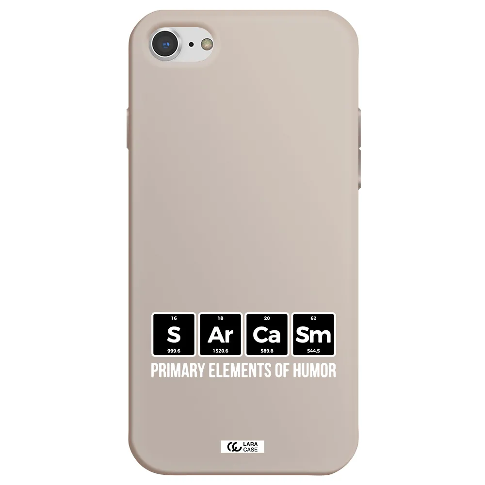 a group of black square letters with white text Apple iPhone 8 Silicone Stone Case