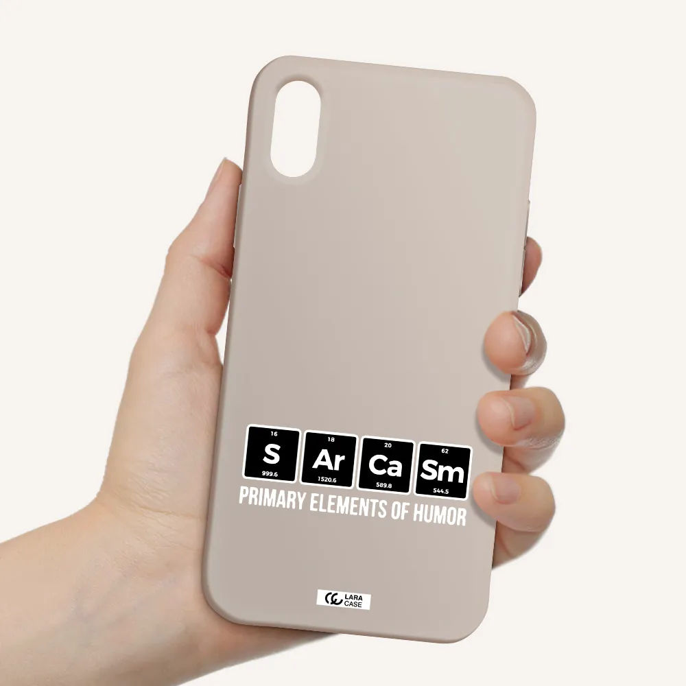 a group of black square letters with white text Apple iPhone XS Silicone Stone Case