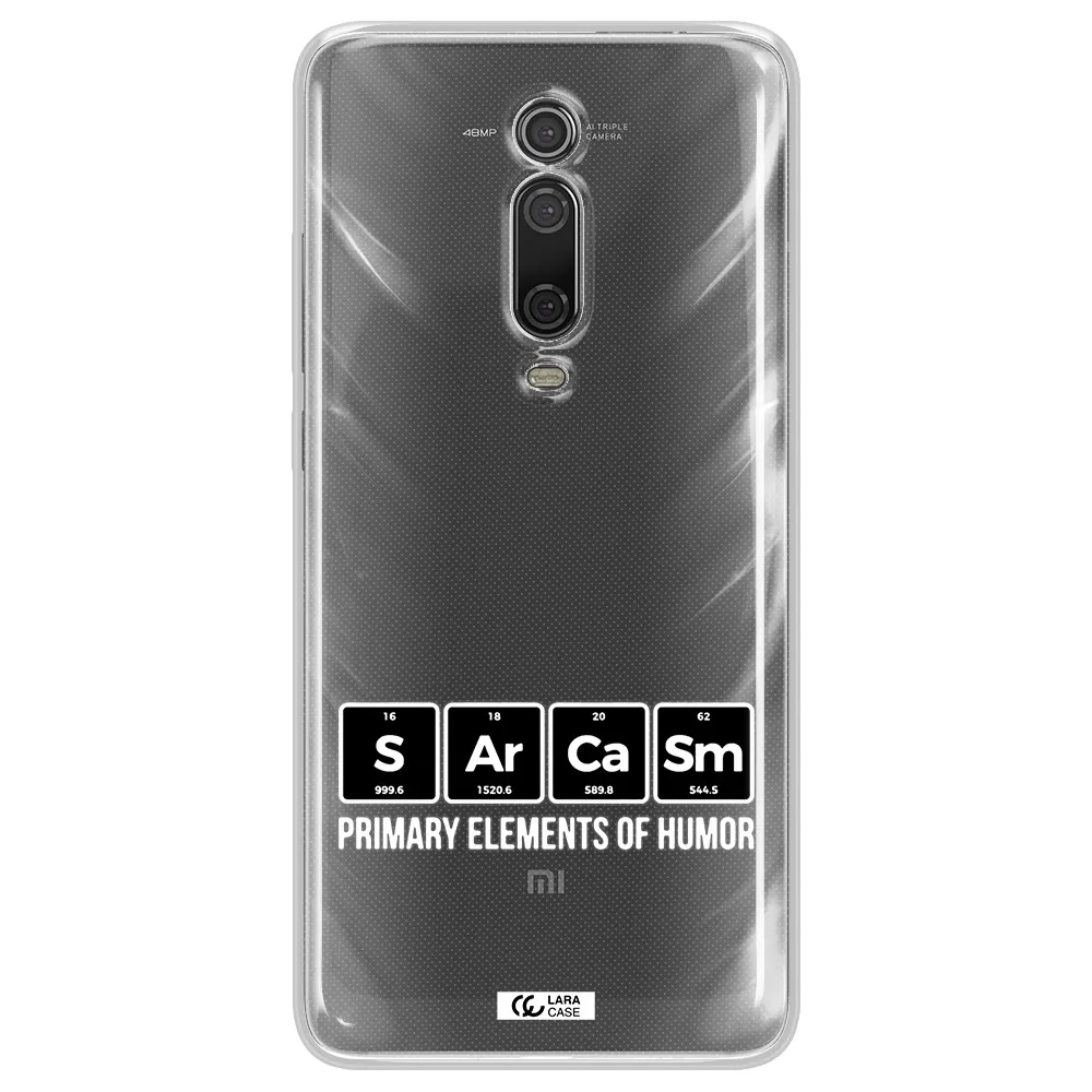 A Group Of Black Square Letters With White Text Xiaomi Redmi K20 Clear Tpu Case